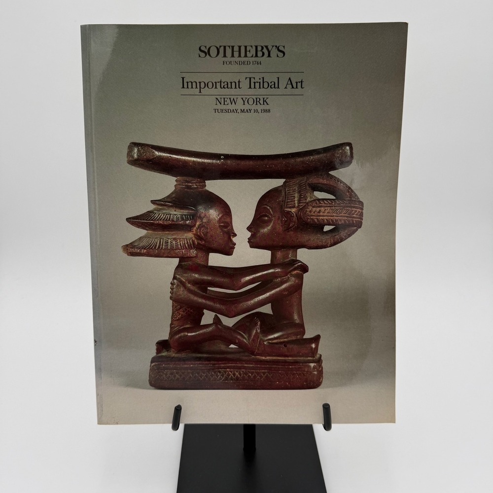 Sotheby's Important Tribal Art‎ Auction Catalog New York May 10 1988 Vintage Art